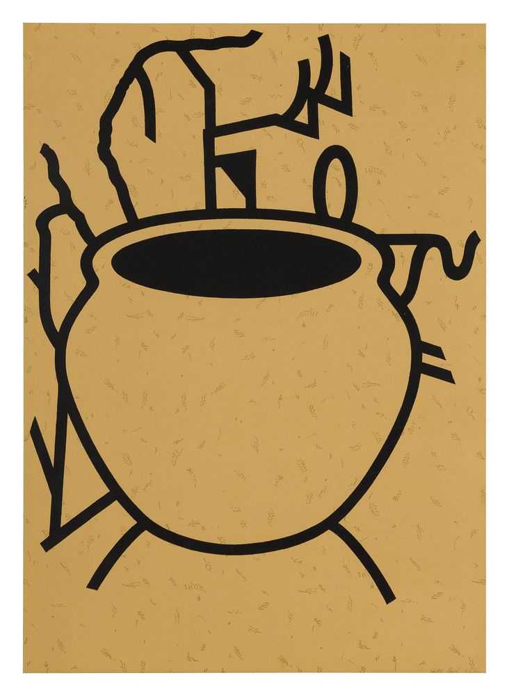 Patrick Caulfield, ‘Fern Pot’, 1979, Print, Screenprint in colours, Waddington Galleries, Numbered