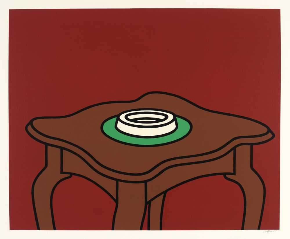 Patrick Caulfield, ‘Occasional Table’, 1972, Print, Screenprint in colours, Waddington Galleries, Numbered