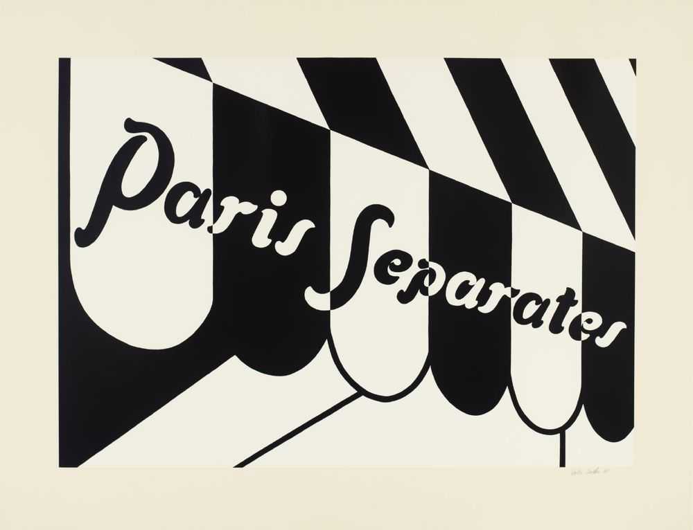 Patrick Caulfield, ‘Paris Separates’, 1973, Print, Screenprint on paper, Waddington Galleries, Numbered