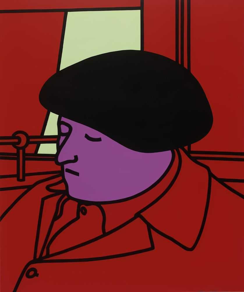 Patrick Caulfield, ‘Portrait of a Frenchman’, 1971, Print, Screenprint in colours, Waddington Galleries, Numbered
