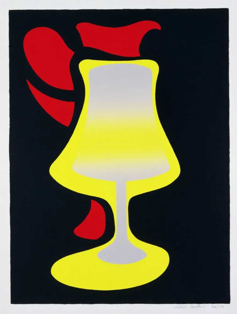 Patrick Caulfield, ‘Red Jug and Lamp’, 1992, Print, Screenprint in colours, Waddington Galleries, Numbered