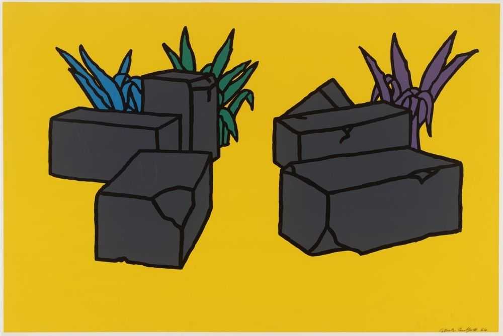 Patrick Caulfield, ‘Ruins’, 1969, Print, Screenprint in colours, Institute of Contemporary Arts, Numbered