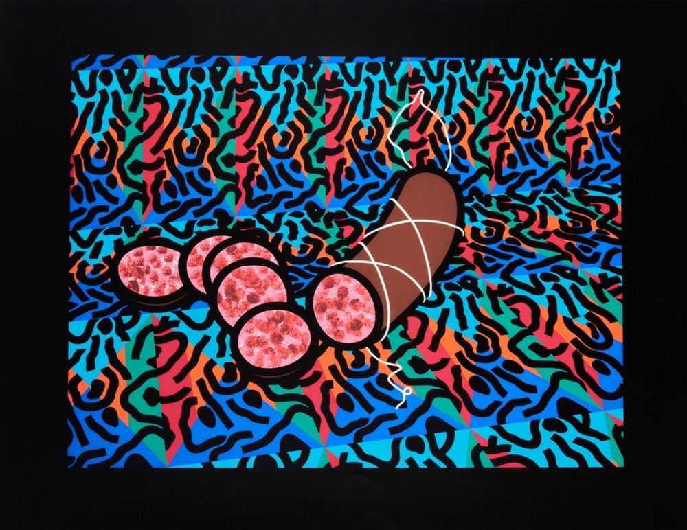 Patrick Caulfield, ‘Sausage’, 1978, Print, Screenprint in colours, Waddington Galleries, Numbered