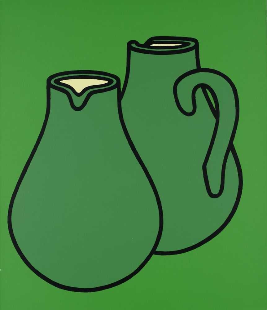 Patrick Caulfield, ‘Two Jugs’, 1969, Print, Screenprint in colours, Waddington Galleries, Numbered