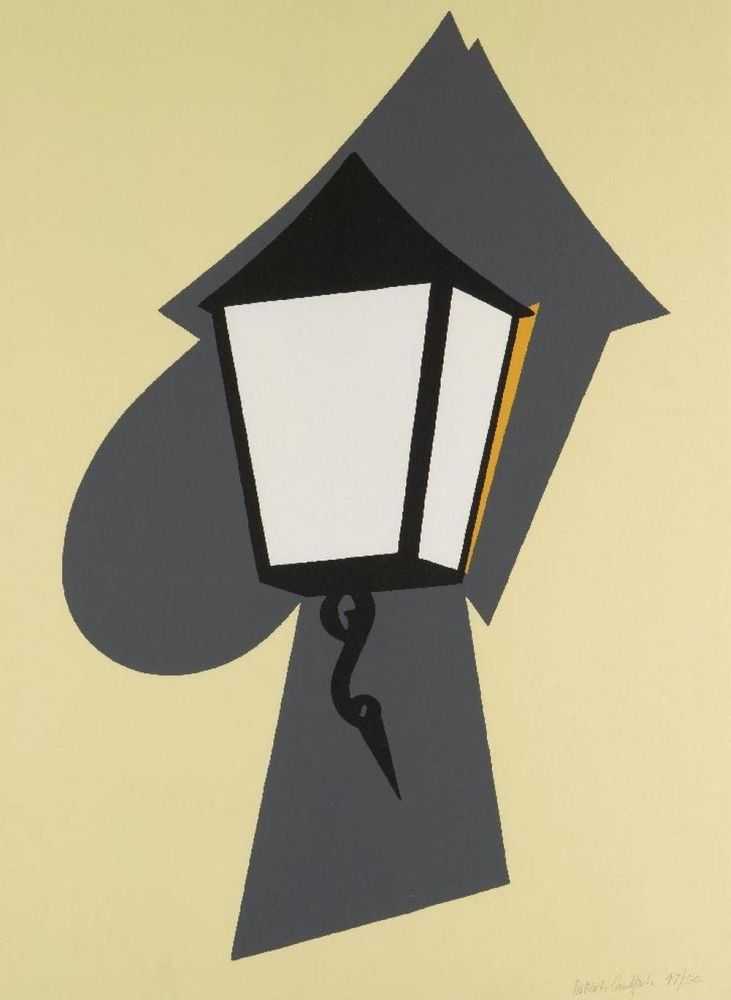 Patrick Caulfield, ‘Wall Lamp’, 1994, Print, Screenprint in colours, The Royal College of Art, Numbered
