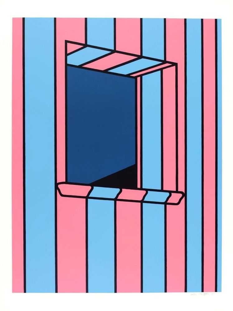 Patrick Caulfield, ‘Window at Night’, 1972, Print, Screenprint in colours, Waddington Galleries, Numbered