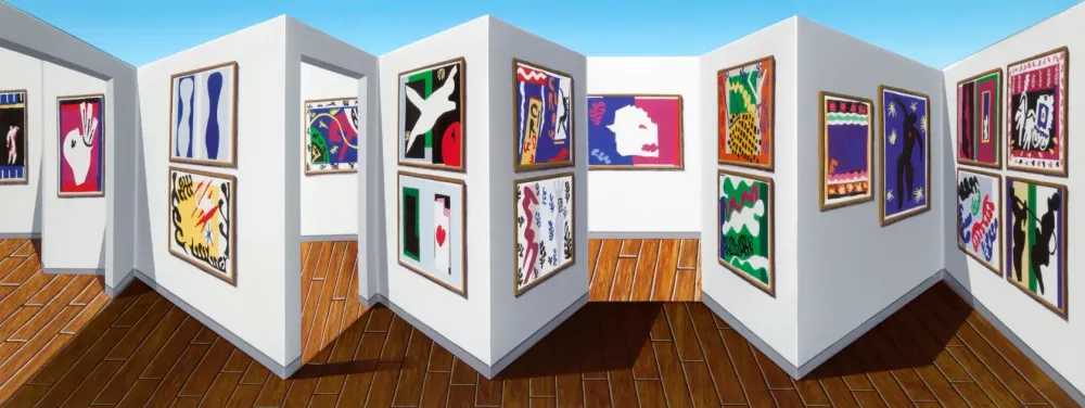 Patrick Hughes, ‘Jazz’, 2016, Print, Hand-painted 3-D print with archival Inkjet, Flowers Gallery, Numbered, Handfinished, Framed