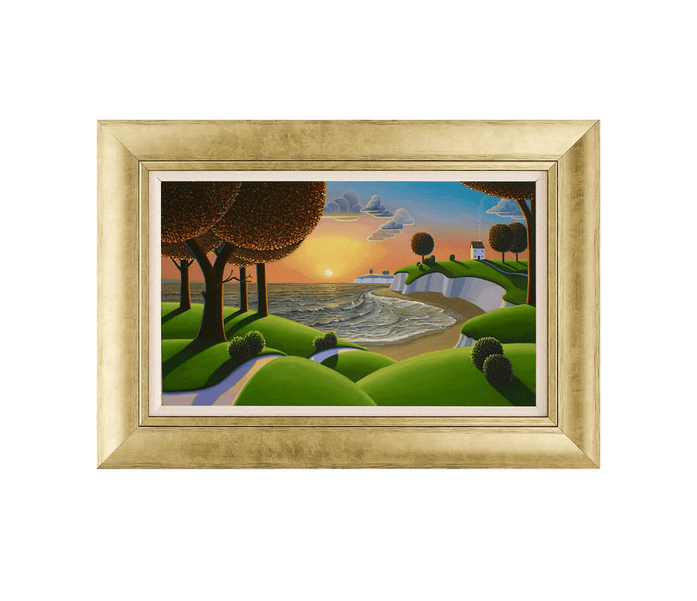 Paul Corfield, ‘Autumn At Middle Beach’, 2021, Print, Fine Art Print, Castle Fine Art, Framed