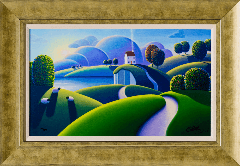 Paul Corfield, ‘House on the Headland’, 2022, Print, Fine Art Print, Castle Fine Art, Framed