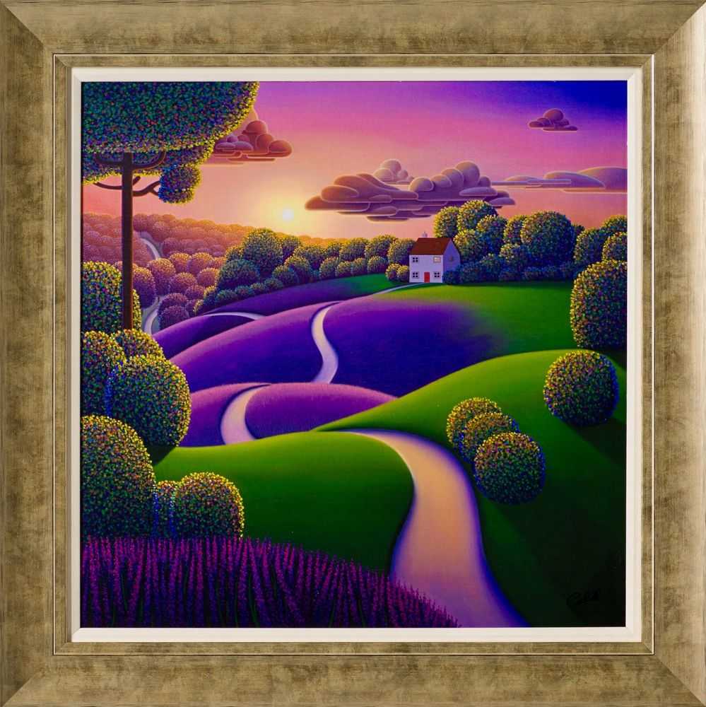 Paul Corfield, ‘Lavender Sunrise’, 2023, Print, Fine Art Print, Castle Fine Art, Framed