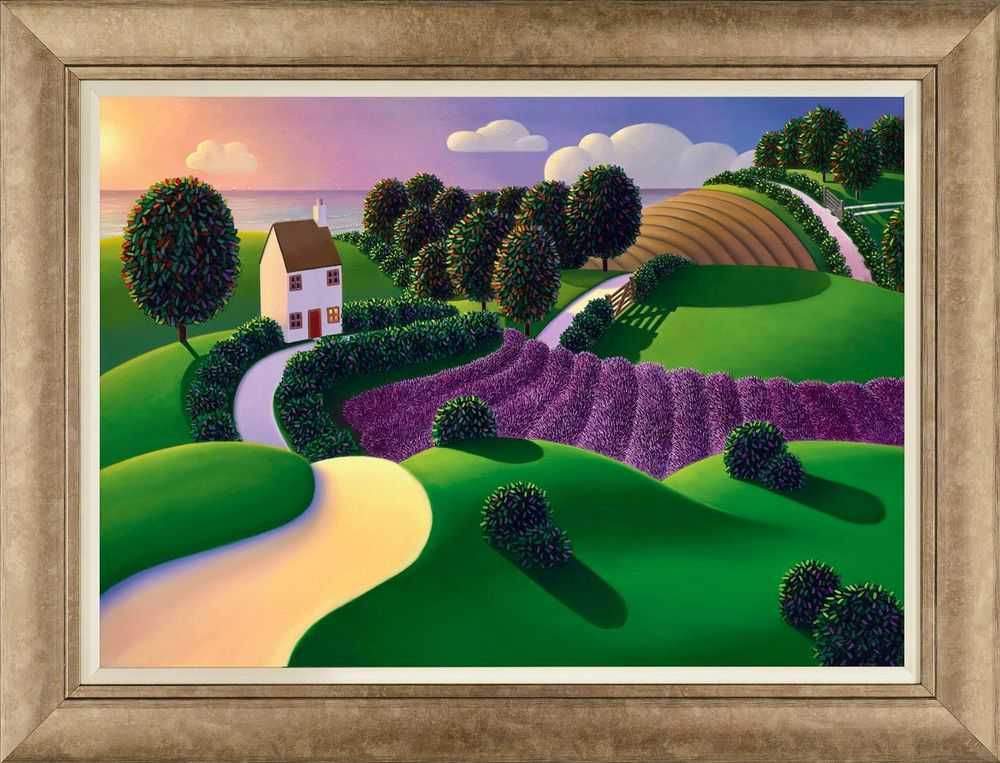 Paul Corfield, ‘Lavender Sunset’, 2015, Print, Fine Art Print, Castle Fine Art, Framed