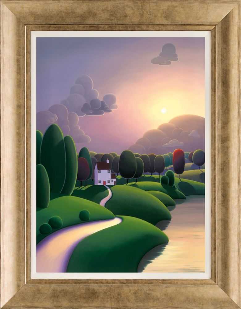 Paul Corfield, ‘Riverside Cottage’, 2018, Print, Fine Art Print, Castle Fine Art, Framed