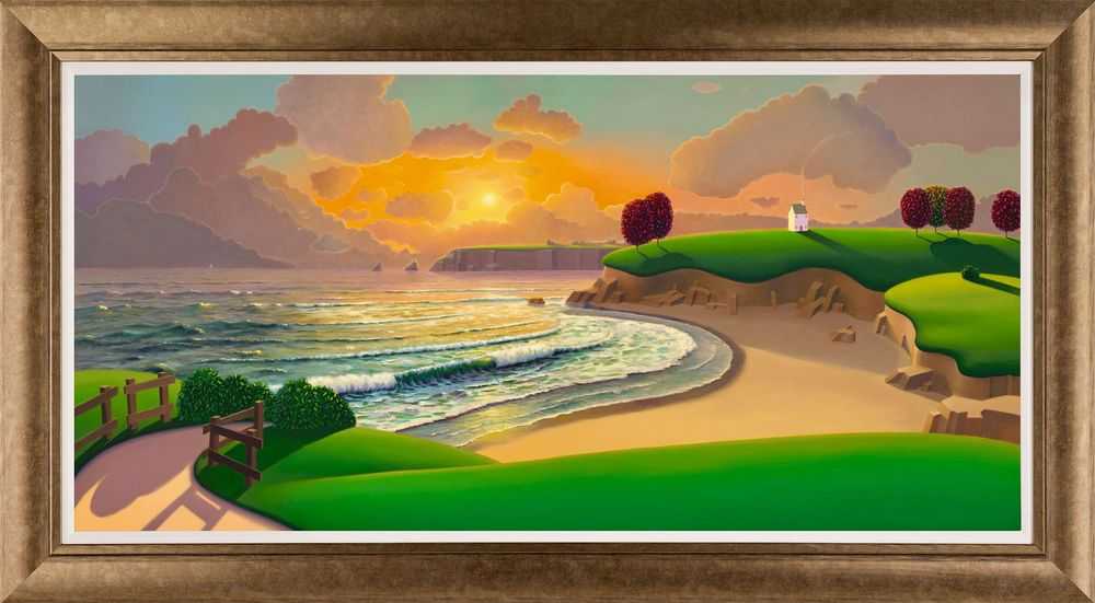 Paul Corfield, ‘Sunset At Middle Beach’, 2015, Print, Fine Art Print, Castle Fine Art, Framed