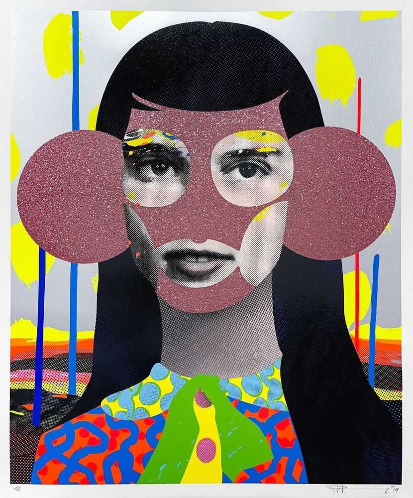 Paul Insect, ‘A Lasting Look (Pink)’, 2019, Print, 18 Colour Screen print with pink diamond dust, null, Numbered