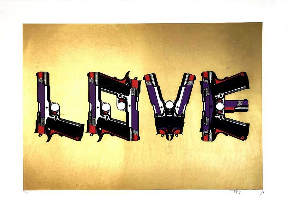 Paul Insect, ‘Love’, 2007, Print, Four colour screenprint on archival paper, Lazinc, Numbered, Dated