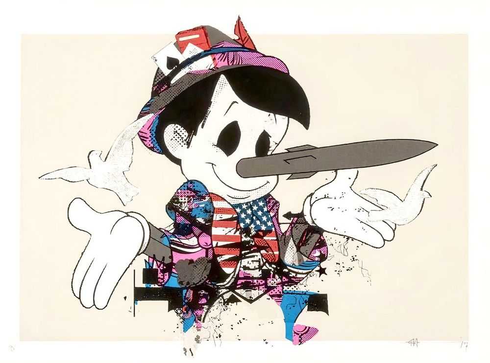 Paul Insect, ‘Who To Believe’, 2007, Print, Screenprint on paper, Pictures On Walls, Numbered, Dated