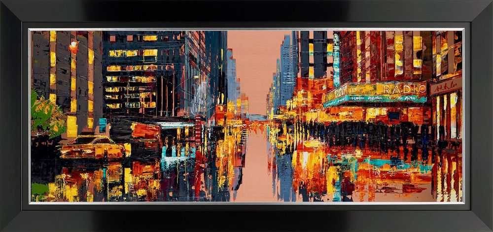 Paul Kenton, ‘6th Avenue in Motion’, 2021, Print, Giclée on stainless steel copper substrate, Castle Fine Art, 