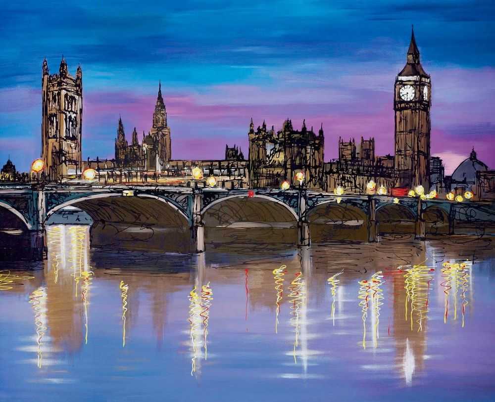 Paul Kenton, ‘City Nights’, 2012, Print, Boxed canvas, Castle Fine Art, 