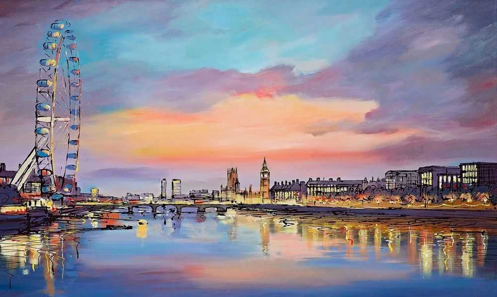 Paul Kenton, ‘City Serenity’, 2016, Print, Boxed canvas, Castle Fine Art, 