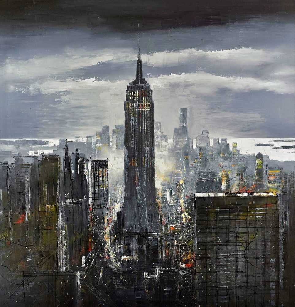 Paul Kenton, ‘Glowing Empire’, 2016, Print, Boxed Canvas, Castle Fine Art, 