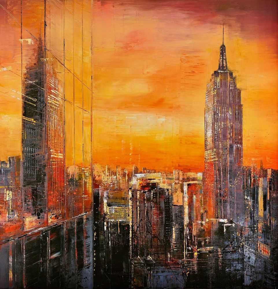 Paul Kenton, ‘Lights Of Fire’, 2016, Print, Boxed Canvas, Castle Fine Art, 