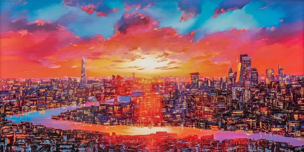 Paul Kenton, ‘London Embers’, 2026, Print, Embellished Giclée Print on Aluminium, null, 