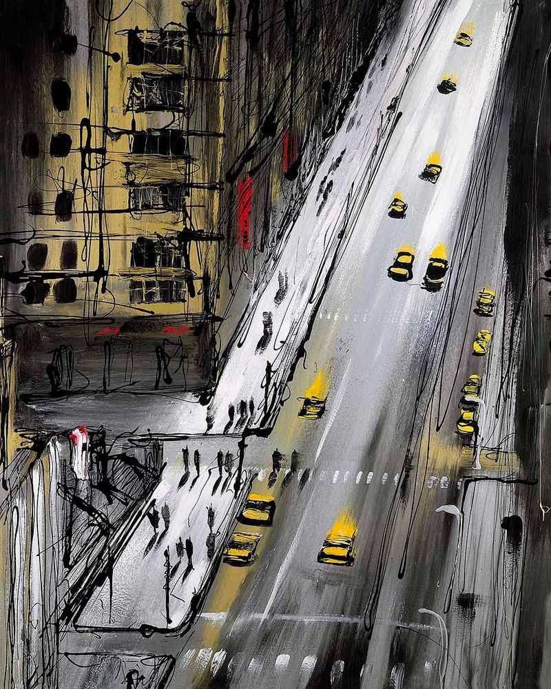 Paul Kenton, ‘Rhythm Of The City’, 2008, Print, Boxed canvas, Castle Fine Art, 