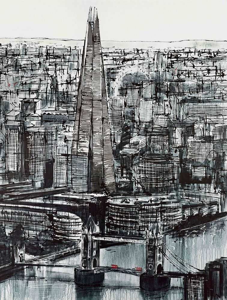 Paul Kenton, ‘Silver Shard’, 2014, Print, Boxed canvas, Castle Fine Art, 