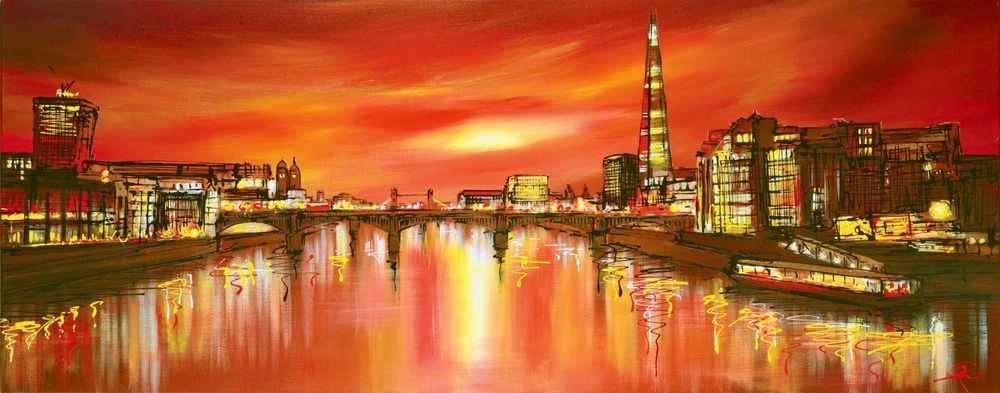 Paul Kenton, ‘Towering Shard’, 2015, Print, Boxed canvas, Castle Fine Art, 
