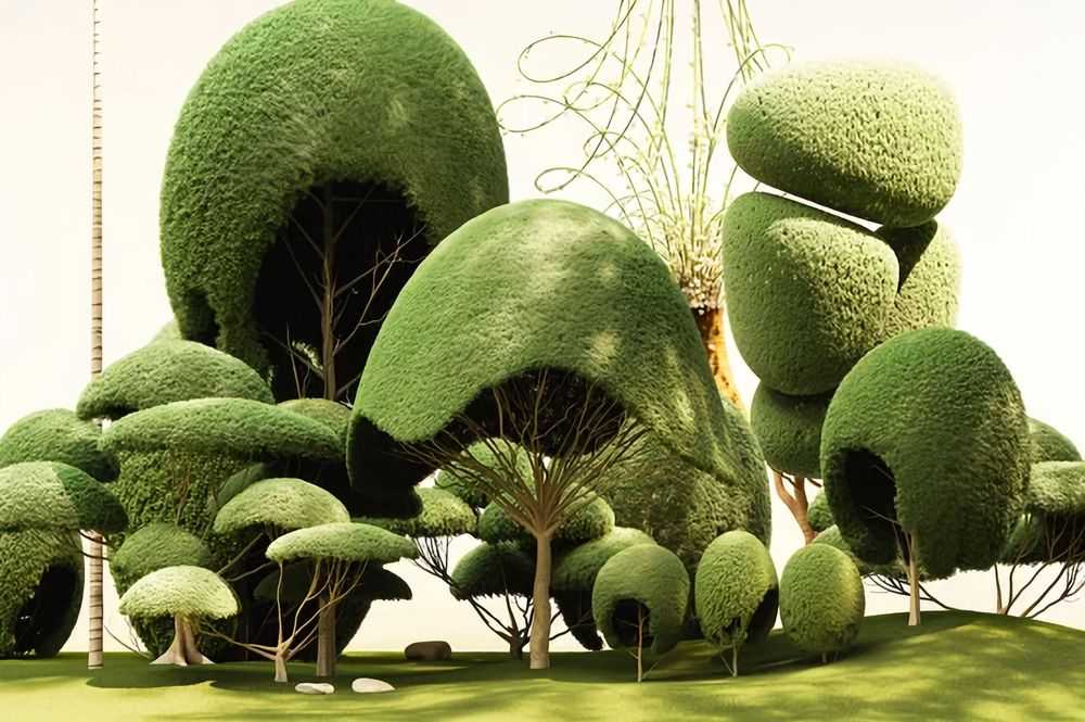 Paul Milinski, ‘Family Trees (Medium)’, 2024, Print, 3D digital rendering / visualization released as a limited-edition fine art print, null, 