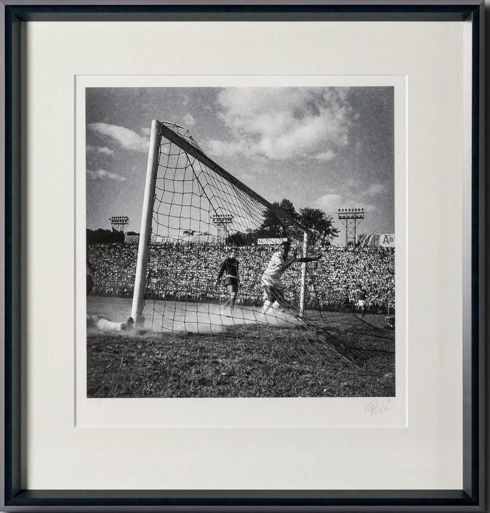 Pele, ‘Back Of The Net’, 2023, Print, Giclee on paper, Castle Fine Art, Numbered, Framed