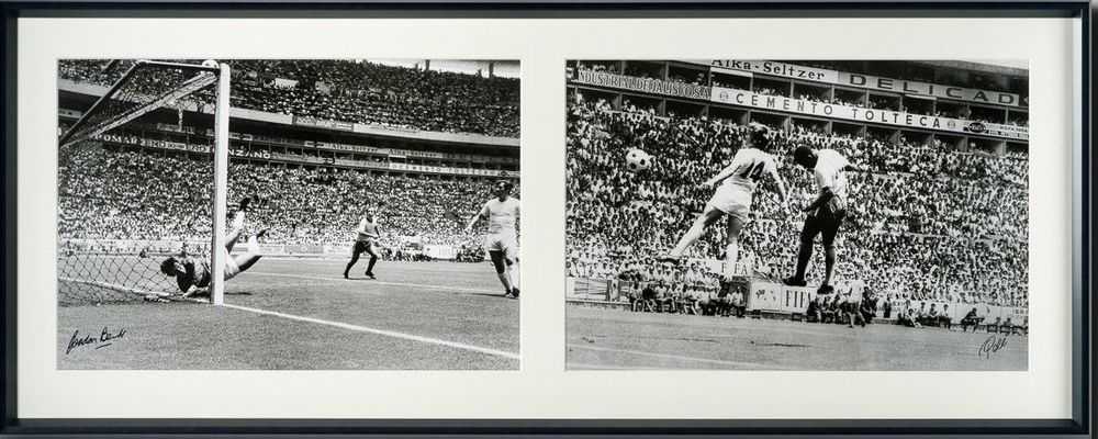Pele, ‘The Greatest Save (Silver Gelatin 24x63)’, 2023, Print, Silver gelatin print, Castle Fine Art, Numbered, Framed