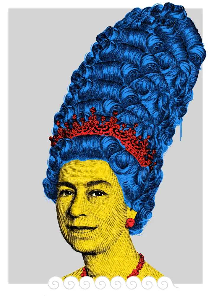 Penny, ‘Her Margesty’, 08-03-2017, Print, 8 layer hand pulled screen print on 290gsm Coventry stock, Bottleneck Gallery, Numbered