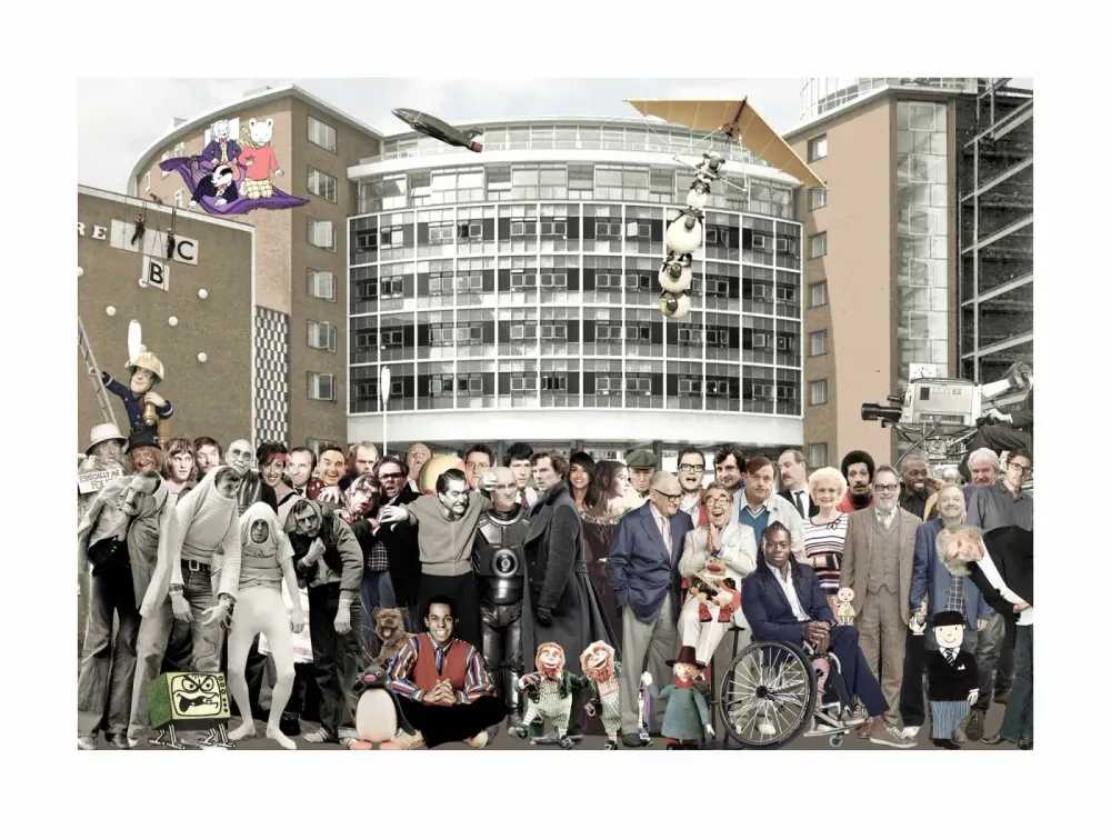 Peter Blake, ‘BBC 1 Rupert the Bear & Friends’, 2018, Print, Archival inkjet print, CCA Galleries, Numbered