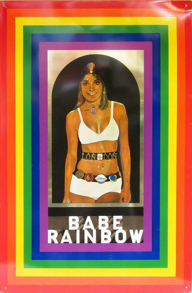 Peter Blake, ‘Babe Rainbow’, 1968, Print, Screenprint in colours on tin, Dodo Designs, 