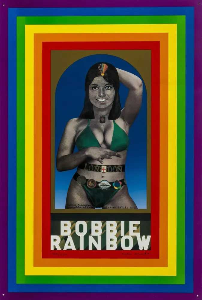 Peter Blake, ‘Bobbie Rainbow’, 2001, Print, Lithoprint in colours on tin, null, Numbered