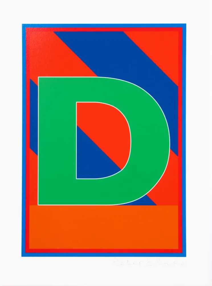 Peter Blake, ‘Dazzle Letter D’, 2017, Print, Silkscreen on Paper, CCA Galleries, Numbered