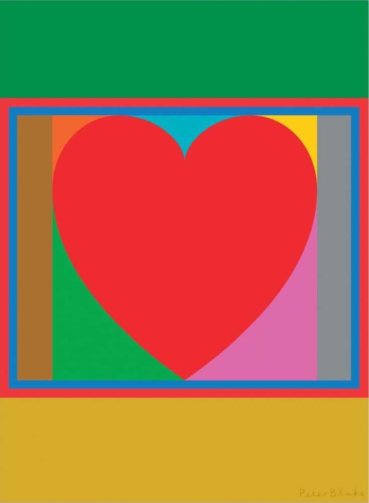 Peter Blake, ‘Heart’, 2019, Print, Silkscreen print, CCA Galleries, Numbered