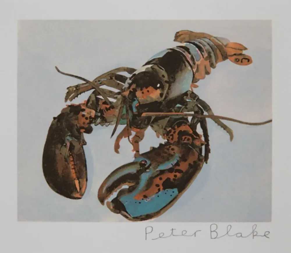 Peter Blake, ‘Lobster II’, 2016, Print, Watercolour Screen Print, null, Numbered