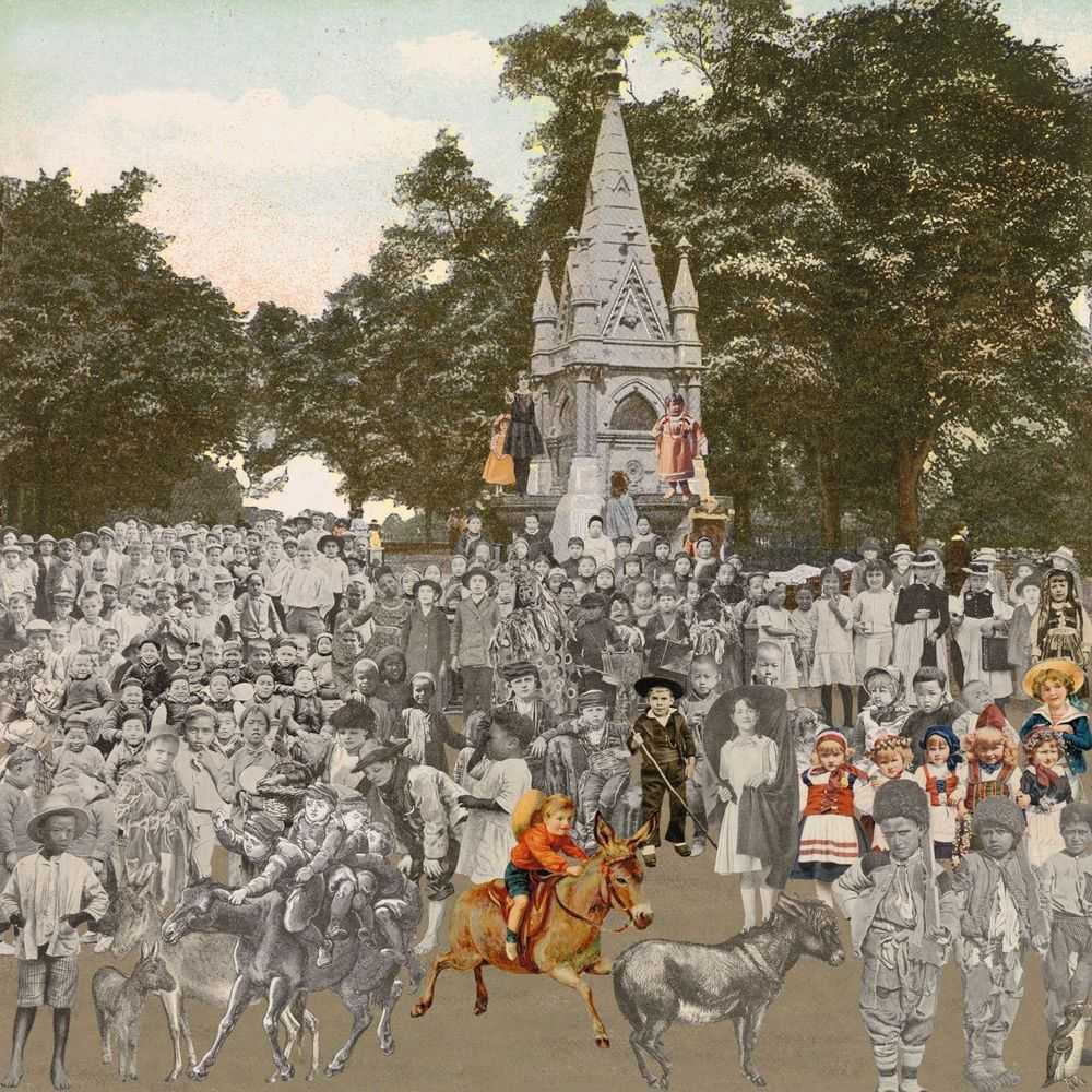 Peter Blake, ‘London - Regents Park – The Runaway Donkeys’, 2012, Print, Silkscreen print on 410gsm Somerset Tub Sized, Paul Stolper Gallery, Numbered