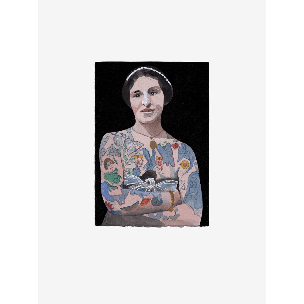 Peter Blake, ‘Tattooed People (Emily)’, 2015, Print, Pigment print, Affordable Art Fair, Numbered