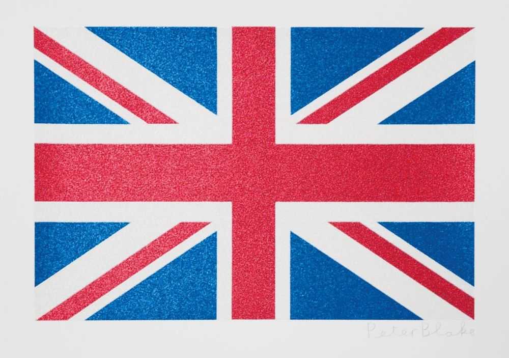 Peter Blake, ‘Union Flag’, 2016, Print, Silkscreen print with glitter, CCA Galleries, Numbered