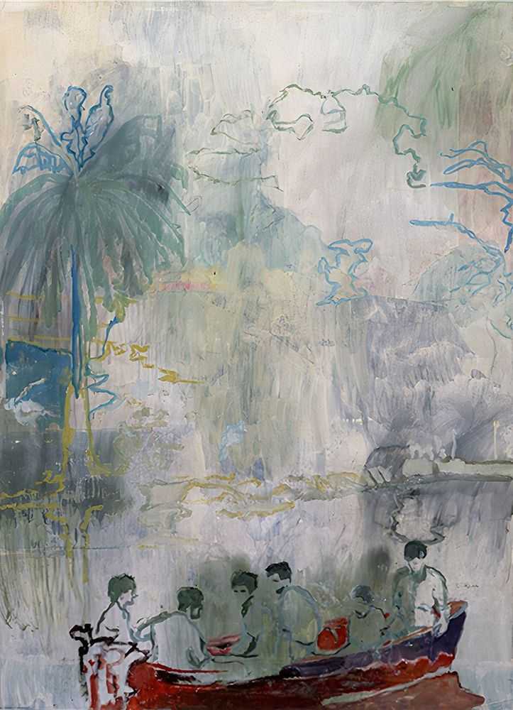 Peter Doig, ‘Imaginary Boys’, 01-08-2013, Print, Archival digital pigment print on Somerset Photo Rag 300gsm, Scottish National Gallery, Numbered