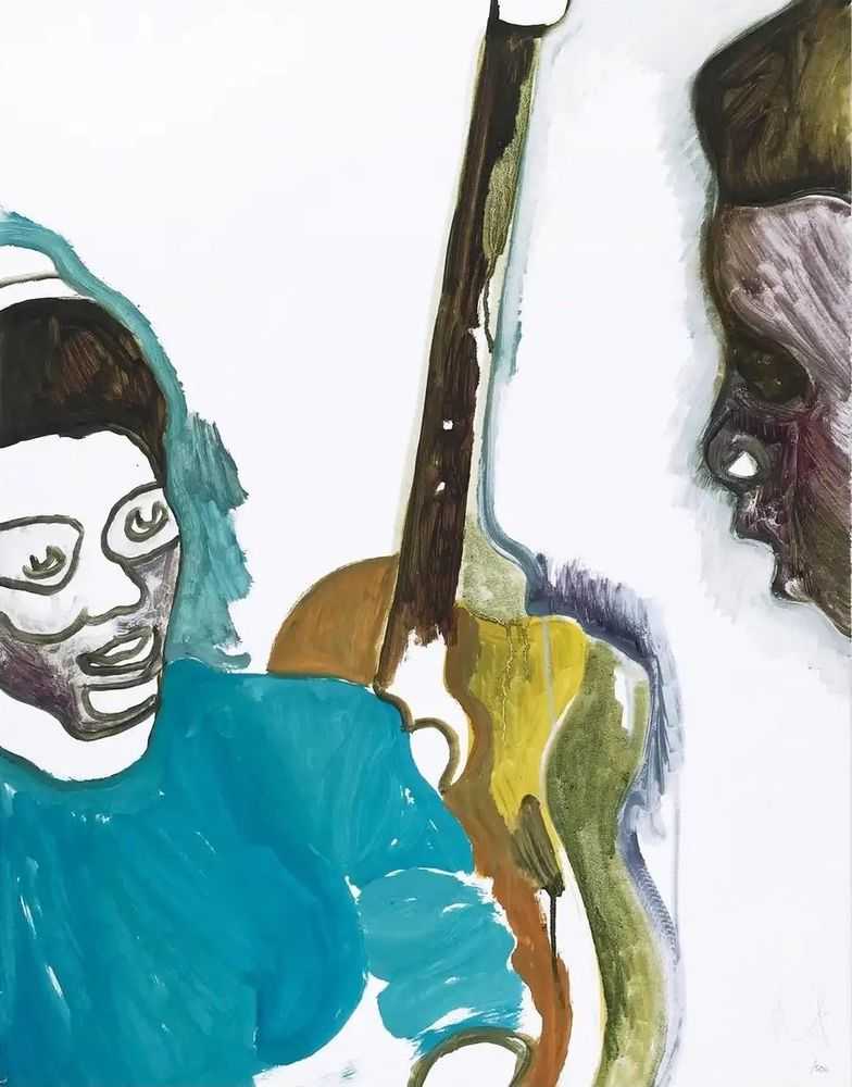 Peter Doig, ‘Two Faces and a Guitar’, 2009, Print, Pigment print, Tate, Numbered