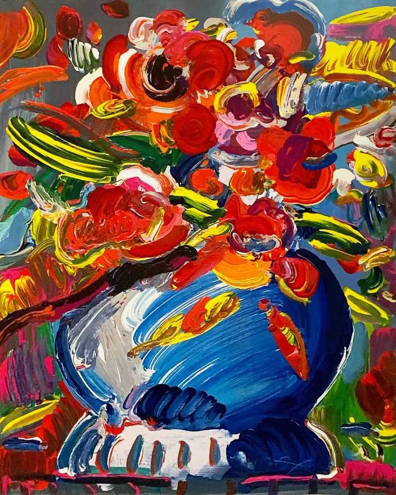 Peter Max, ‘Untitled (Vase & Flowers)’, 1992, Print, Color Silkscreen, null, 
