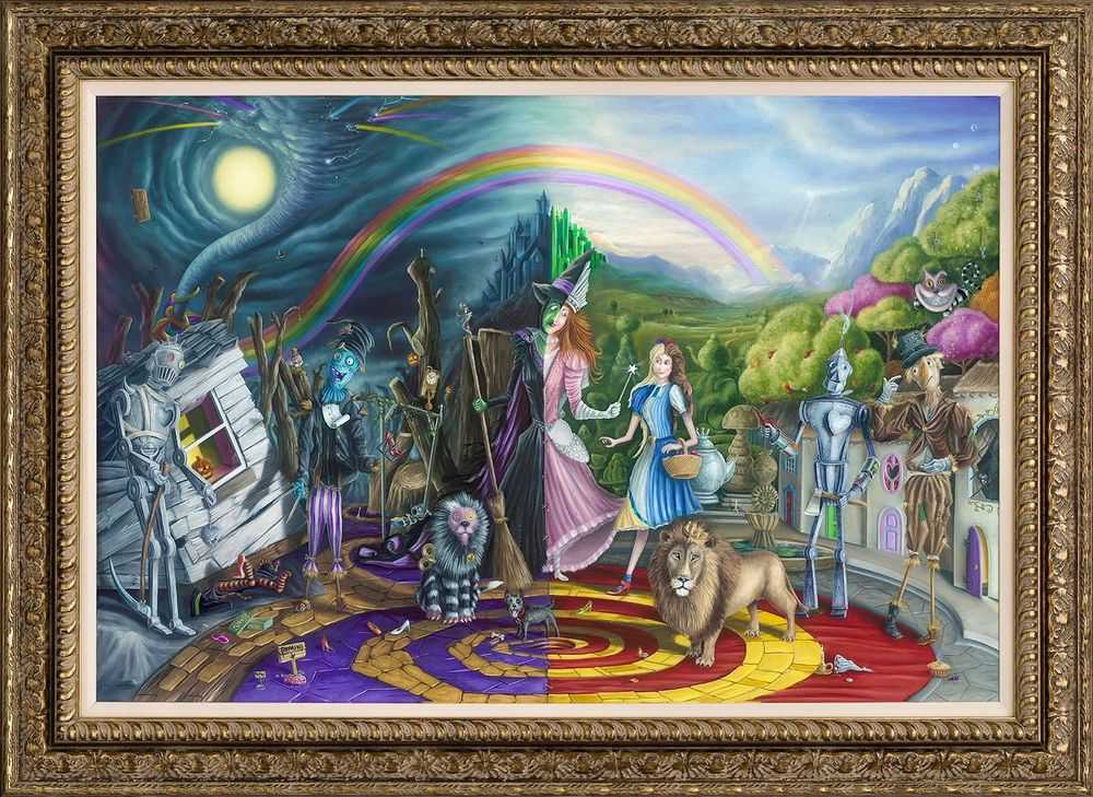 Peter Smith, ‘All This Over A Pair Of Shoes’, 2018, Print, Canvas on board, Castle Fine Art, Numbered