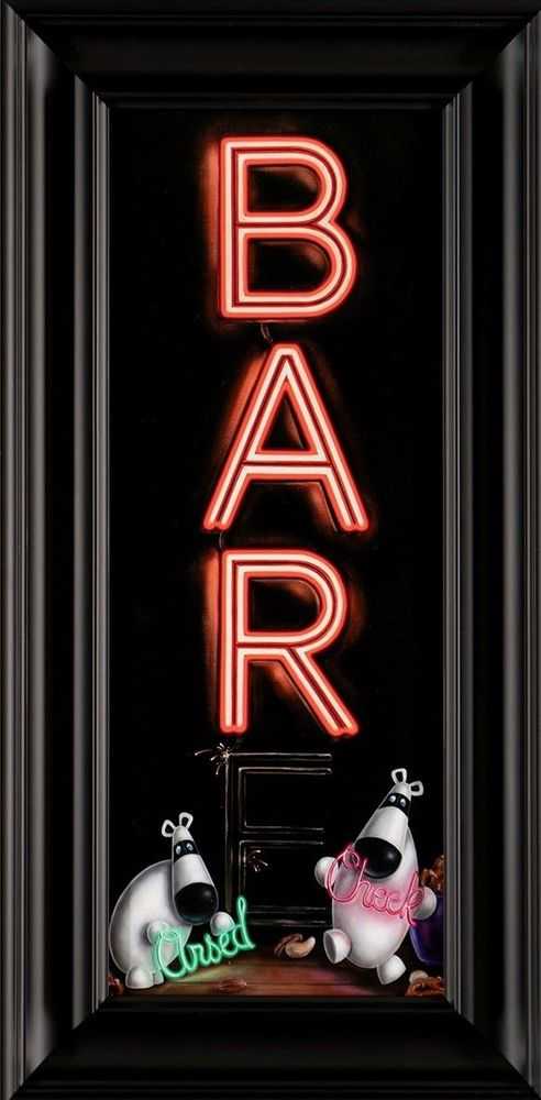 Peter Smith, ‘Bar Arsed Cheek’, 2022, Print, Fine Art Print, Castle Fine Art, Numbered, Framed