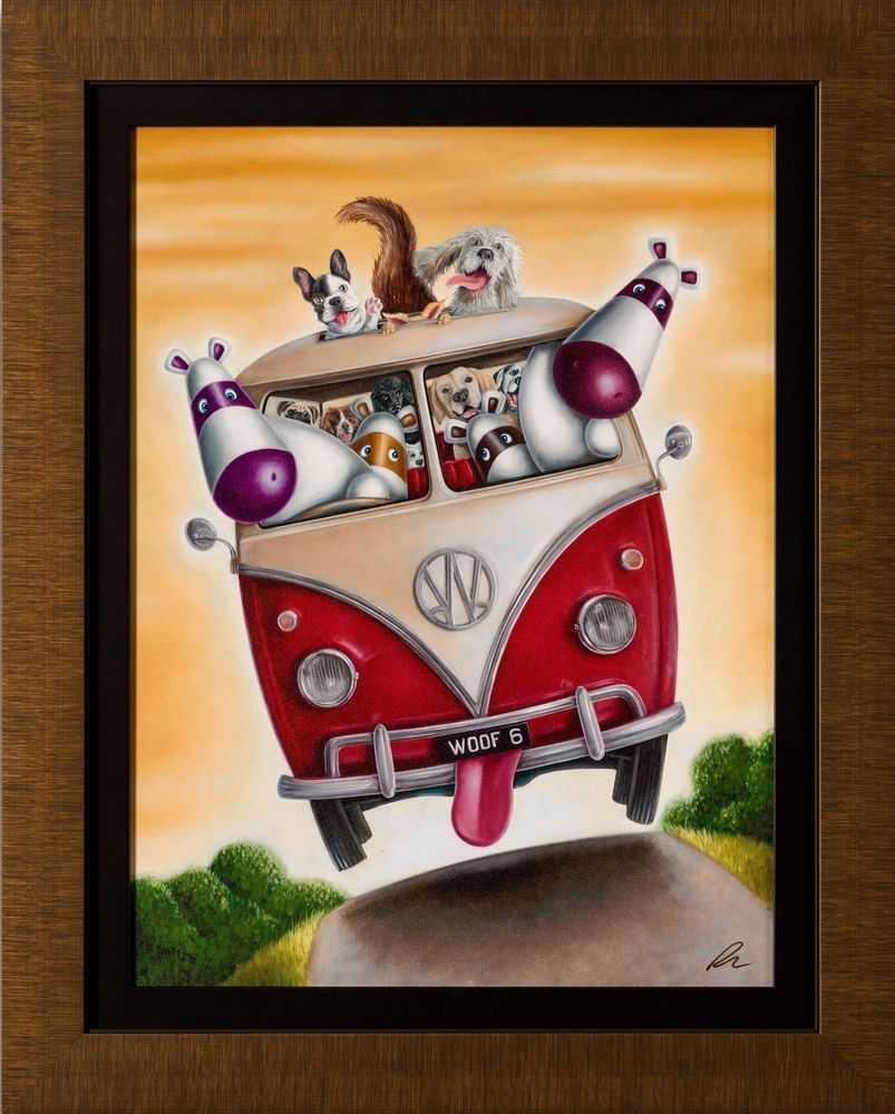 Peter Smith, ‘Barking Mad’, 2024, Print, Fine Art Print, Castle Fine Art, Numbered, Framed