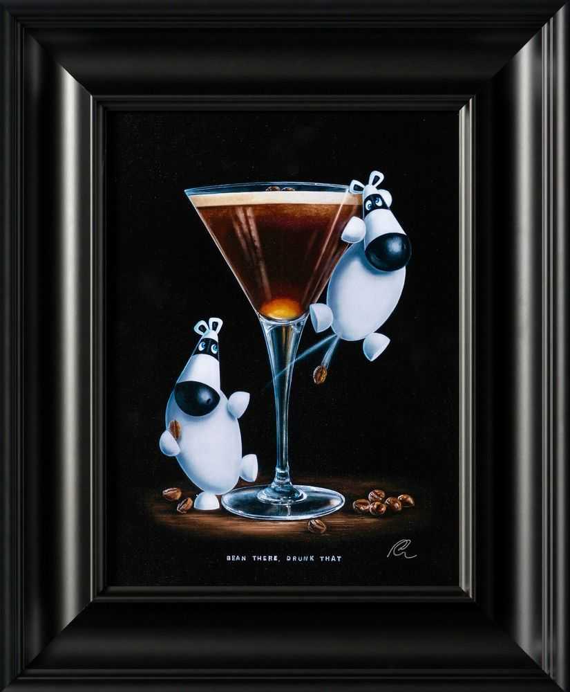 Peter Smith, ‘Bean There, Drunk That’, 2023, Print, Giclee On Canvas, Castle Fine Art, Numbered, Framed