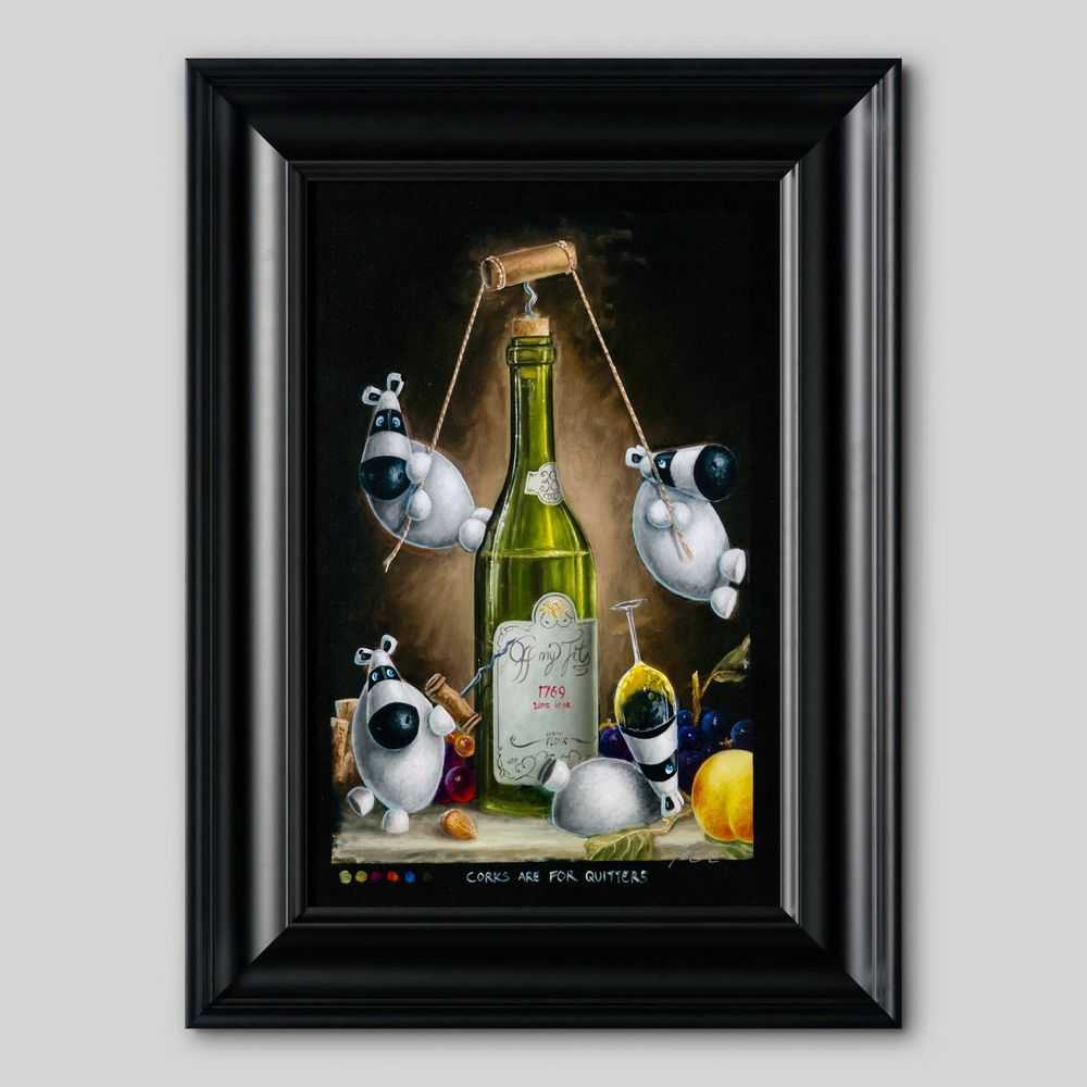 Peter Smith, ‘Corks are for Quitters’, 2023, Print, Fine Art Print, Castle Fine Art, Numbered, Framed